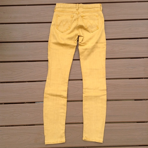 MOTHER the looker skinny pop goldfish jeans 24 - Picture 5 of 8